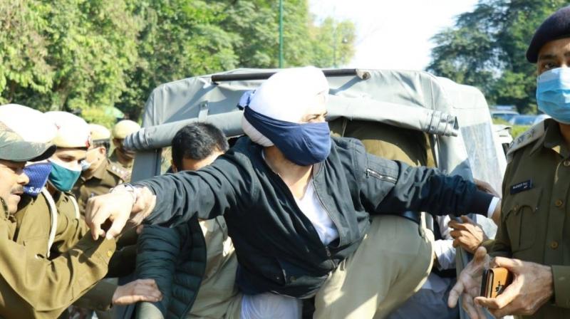 All AAP Punjab leaders and volunteers joined the farmers' struggle without flags and banners