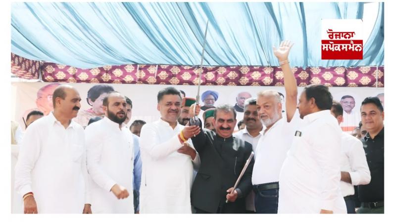 ਮੁੱਖ ਮੰਤਰੀ ਸੁਖਵਿੰਦਰ ਸਿੰਘ ਪੰਚਕੂਲਾ ਵਿਚ ਚੋਣ ਪ੍ਰਚਾਰ ਦੌਰਾਨ
