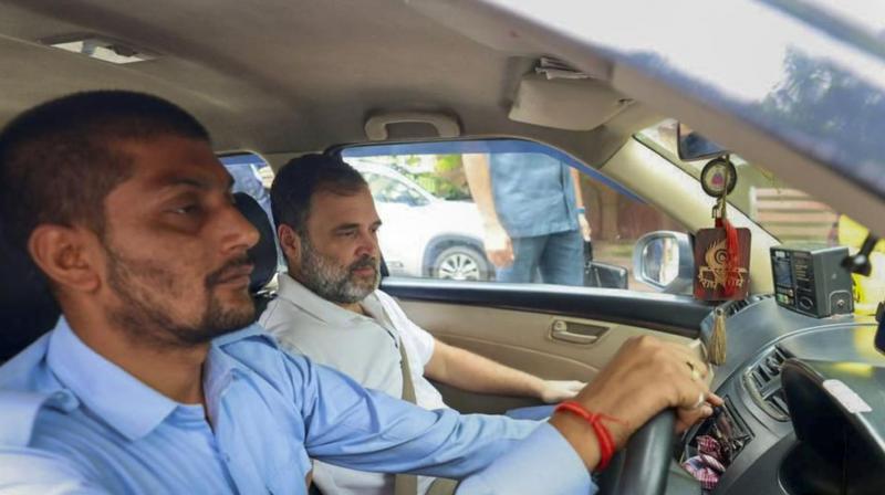 Rahul Gandhi ride Uber