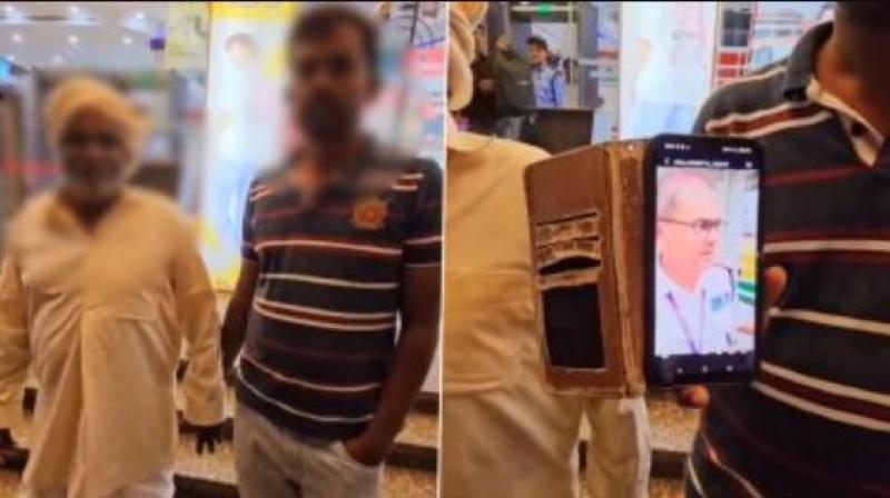 Farmer wearing dhoti