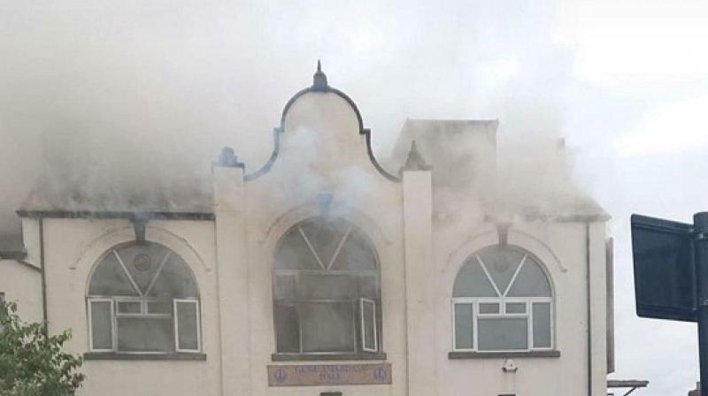 Terrible fire at Gurdwara Sahib in England