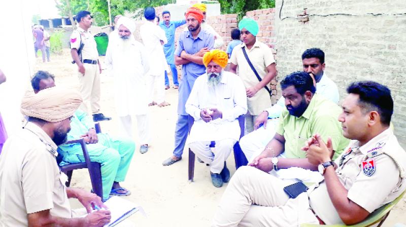 Police officers during Investigation