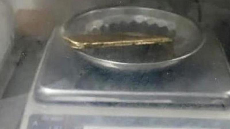  913.25 grams of gold seized at Chandigarh International Airport
