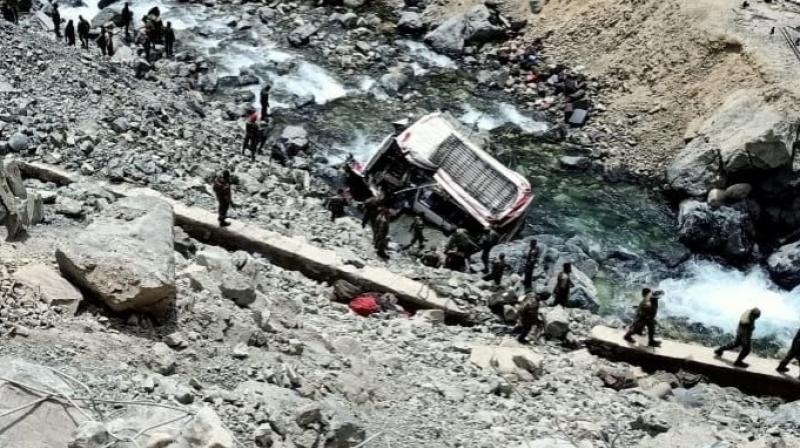  6 army soldiers martyred due to landslide in Ladakh