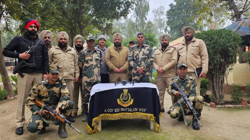 Drone caught in Tarn Taran