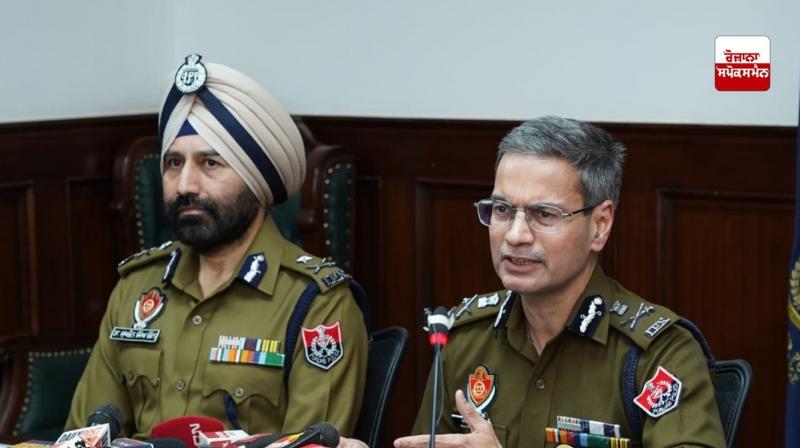 ਡੀਜੀਪੀ ਗੌਰਵ ਯਾਦਵ ਜਾਣਕਾਰੀ ਦਿੰਦੇ ਹੋਏ 