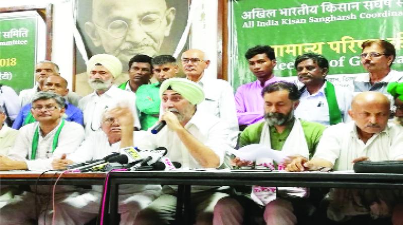 V.M. Singh Addressing Media 