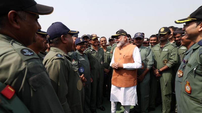 Prime Minister Modi reaches Adampur Air Force Station