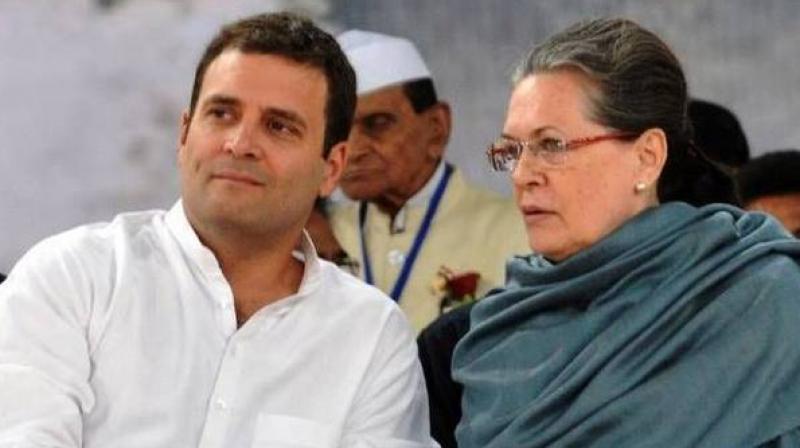 Rahul and Sonia Gandhi