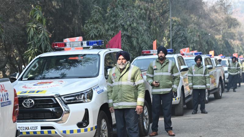 144 Hi-tech vehicles of SSF to man 5500 kilometres roads in the state News in punjabi 