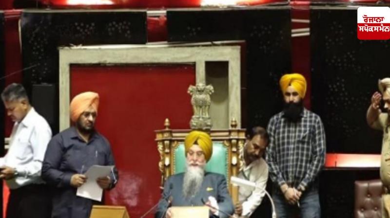 Punjab Vidhan Sabha proceedings begin, Harpal Cheema to present budget at 11 am