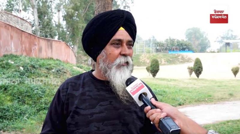 Sukhwinder Singh, a victim of the 1984 Sikh genocide, expresses his pain