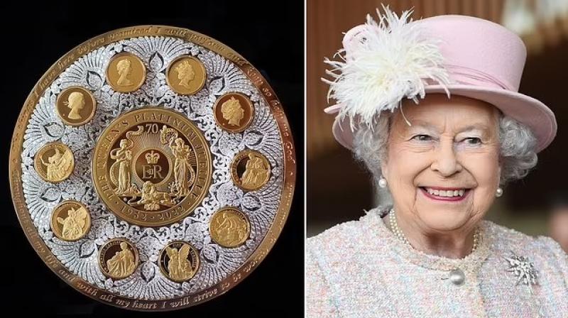  Precious coin released on the first anniversary of Queen Elizabeth II