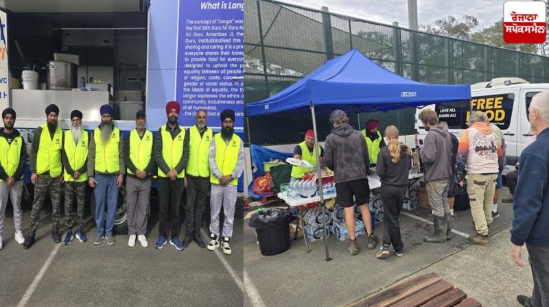 Sikhs organize langar for flood victims in Australia