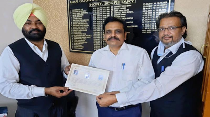 Kunwar Vijay got a license to practice as a lawyer