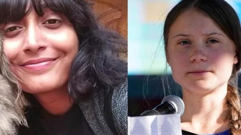 Greta Thunberg Stand With Disha Ravi