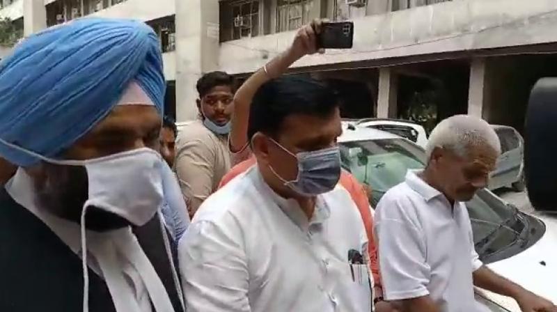  Sanjay Singh arrived to appear in court