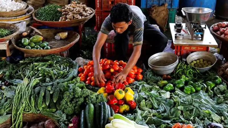 retail inflation came down marginally to 4.83 percent