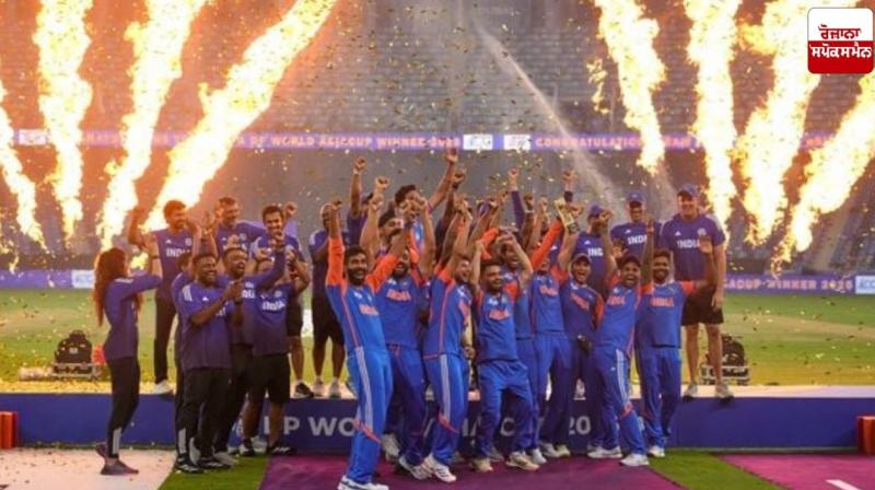 Money rains down on Team India after winning the Cricket Asia Cup and becoming the champion