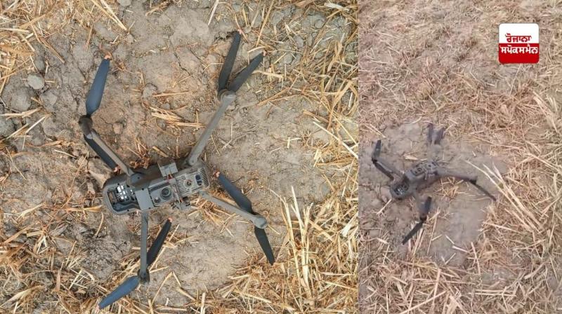 ਸਰਹੱਦੀ ਕਸਬਾ ਕਲਾਨੌਰ ਦੇ ਪਿੰਡ ਸਹੂਰ ਦੇ ਖੇਤਾਂ ’ਚੋਂ ਮਿਲਿਆ ਪਾਕਿਸਤਾਨੀ ਡਰੋਨ 