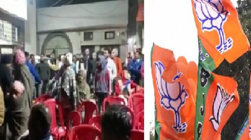 Clashes during BJP rally in Pathankot
