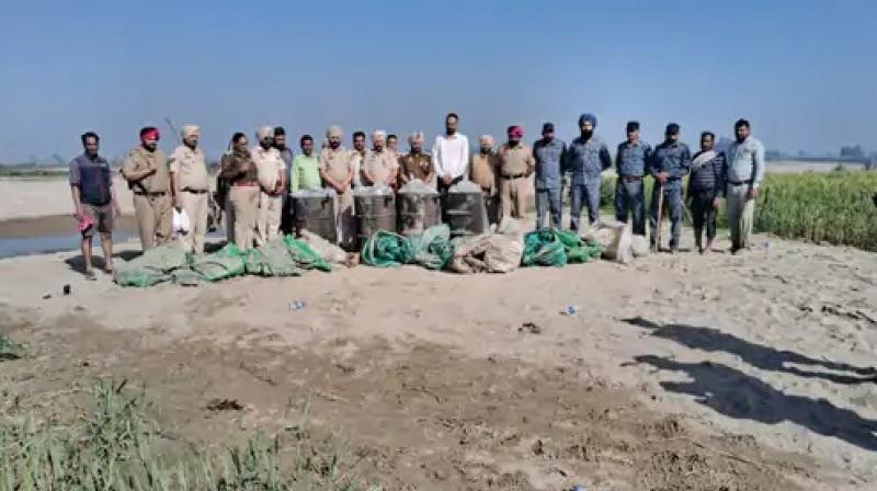 Police raids near the international border