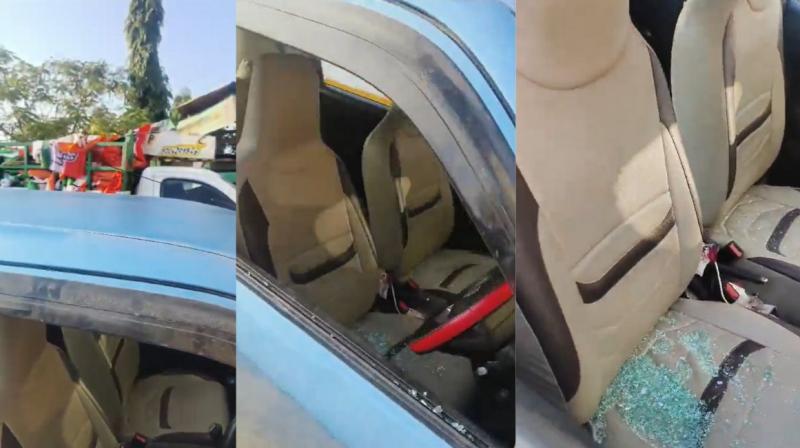 Congress accused the attack on vehicles of 'Bharat Jodo Nyan Yatra' News in punjabi 