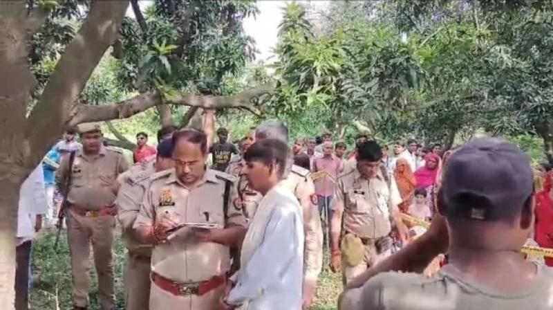 ਮੌਕੇ ’ਤੇ ਪੁਲਿਸ ਜਾਂਚ ਕਰਦੀ ਹੋਈ 