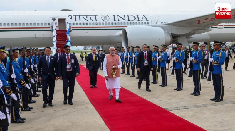 Prime Minister Narendra Modi arrives in Thailand to attend BIMSTEC summit