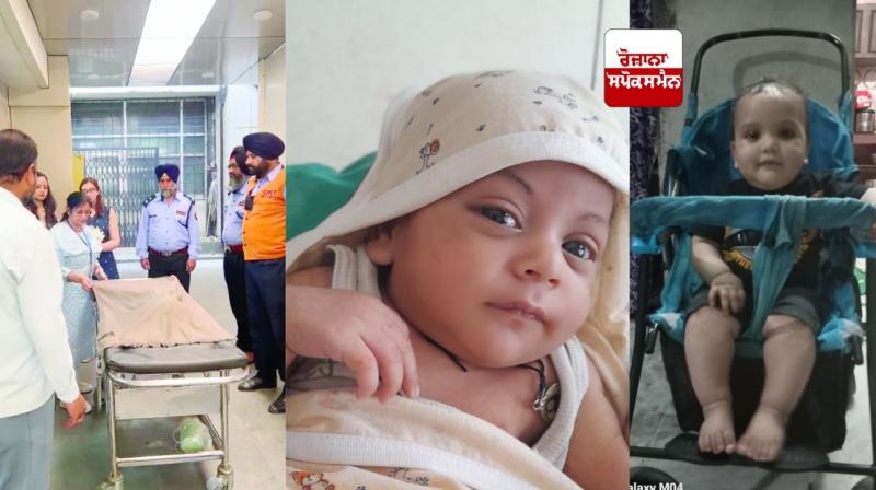 Organ donation by Vansh, the only son of 10 months