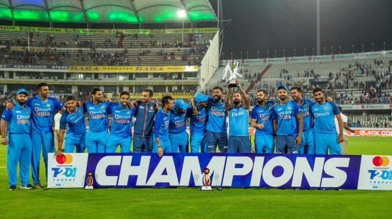  India won the T20 series by defeating Australia