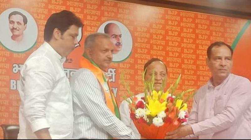 ex-jailer Sunil Sangwan joins BJP  