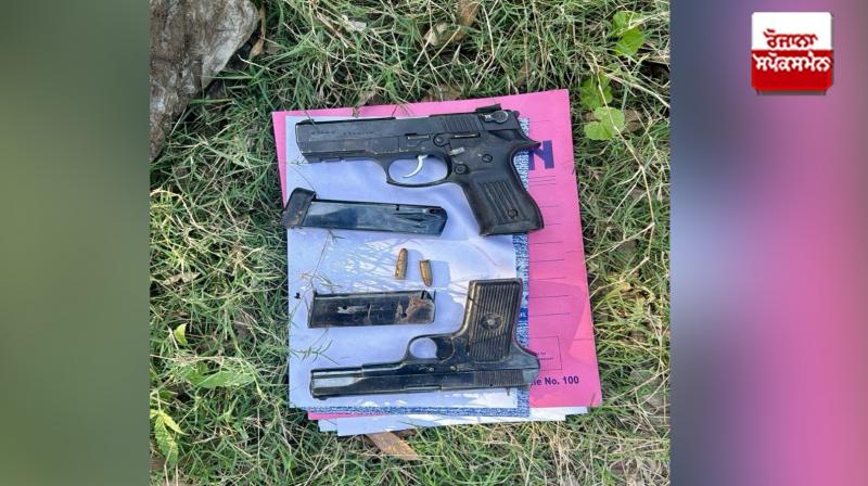 ਮੁਲਜ਼ਮਾਂ ਕੋਲੋਂ ਬਰਾਮਦ ਕੀਤੇ ਗਏ ਹਥਿਆਰ 