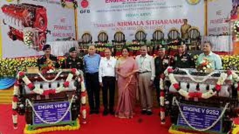 Nirmala Sitharaman Hands Over Made in India Engines to Army