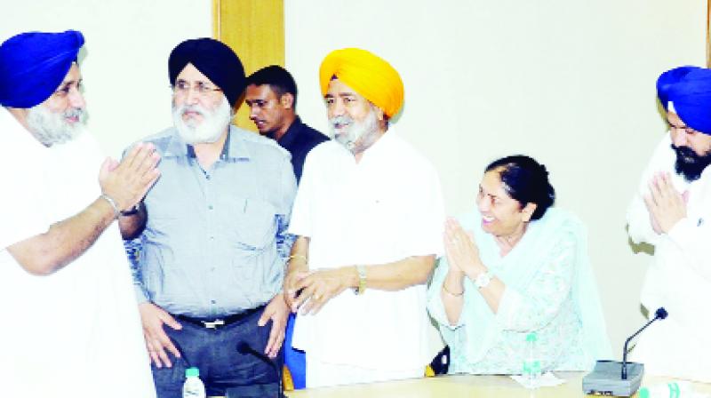 Meeting held under the chairmanship of  Sukhbir Singh Badal