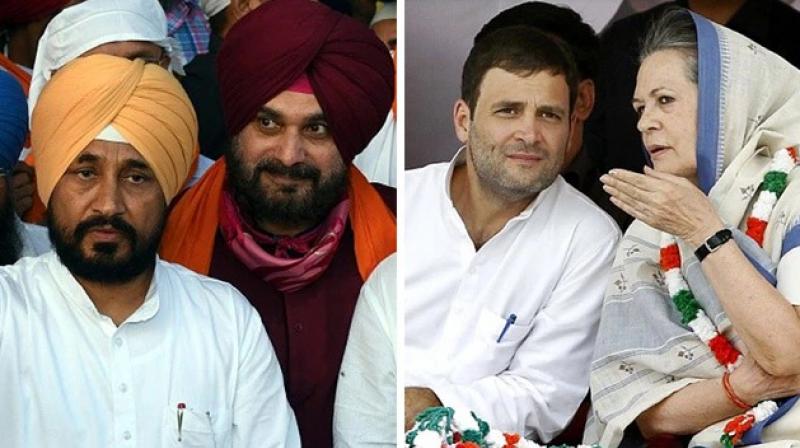 Charanjeet Channi, Sonia Gandhi 