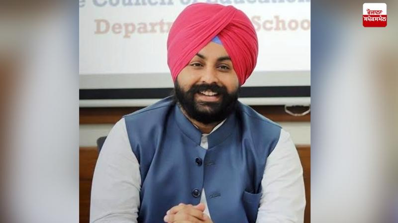 ਸਿੱਖਿਆ ਮੰਤਰੀ ਹਰਜੋਤ ਸਿੰਘ ਬੈਂਸ 