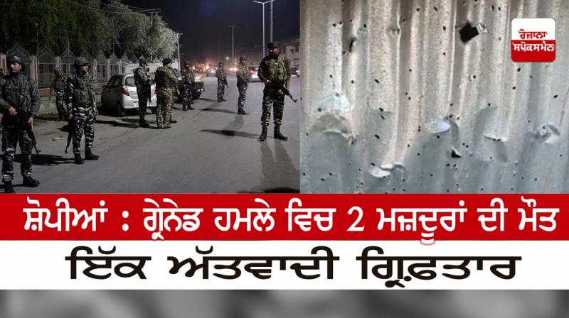 Shopian: 2 laborers killed in grenade attack 