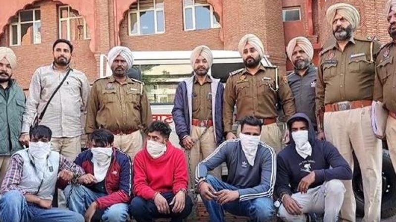  Action against two factions firing in the air, 5 arrested with illegal weapons