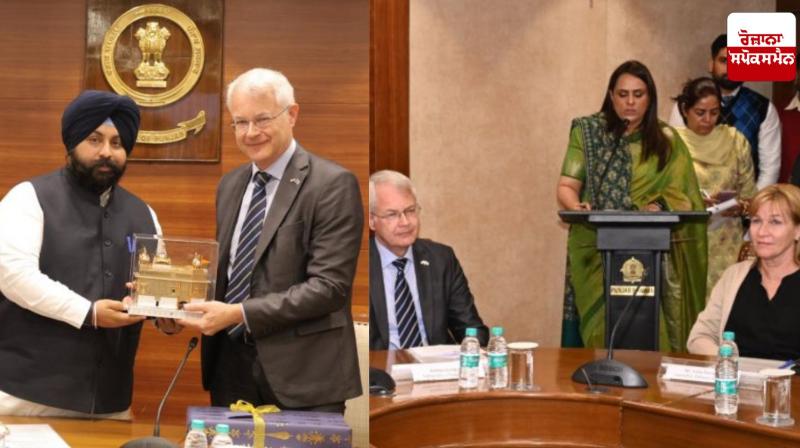Harjot Bains and Finnish Ambassador inaugurate training program for second batch of 72 primary teachers