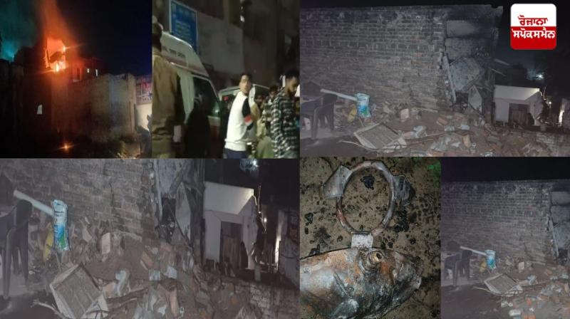 Lucknow Cylinder Blast News in punjabi 