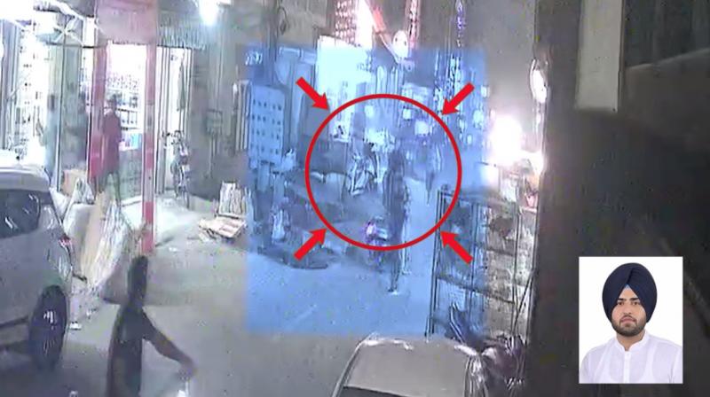 The miscreants opened fire on the businessman