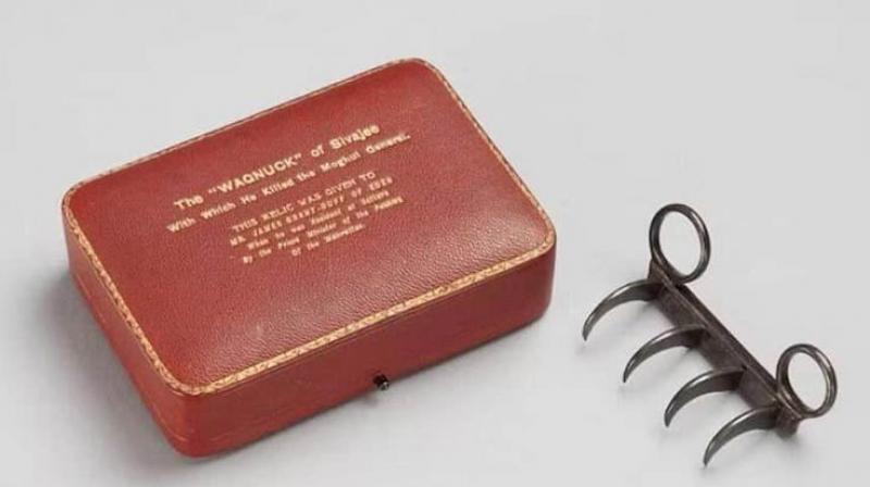 Chhatrapati Shivaji Maharaj's 'Bagh Nakh', which tore apart Afzal's chest, came from London to Mumbai.