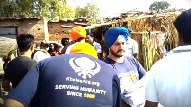 Khalsa aid team