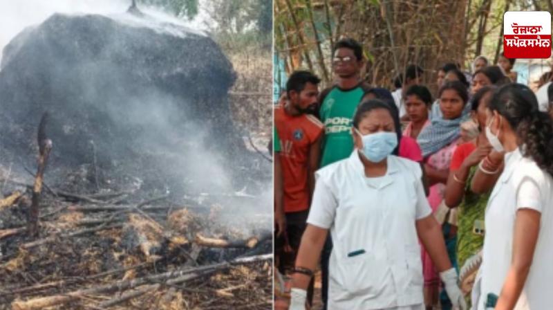 Four children burnt alive in straw pile fire in Jagannathpur, Jharkhand