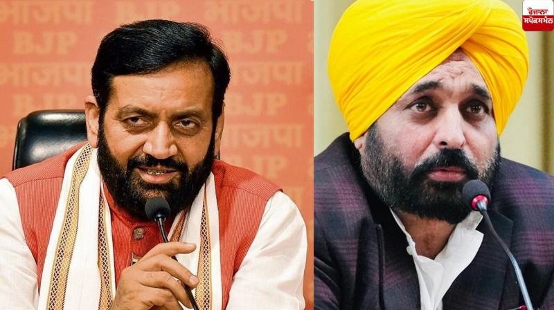 Haryana CM Saini advises Punjab CM News in punjabi 