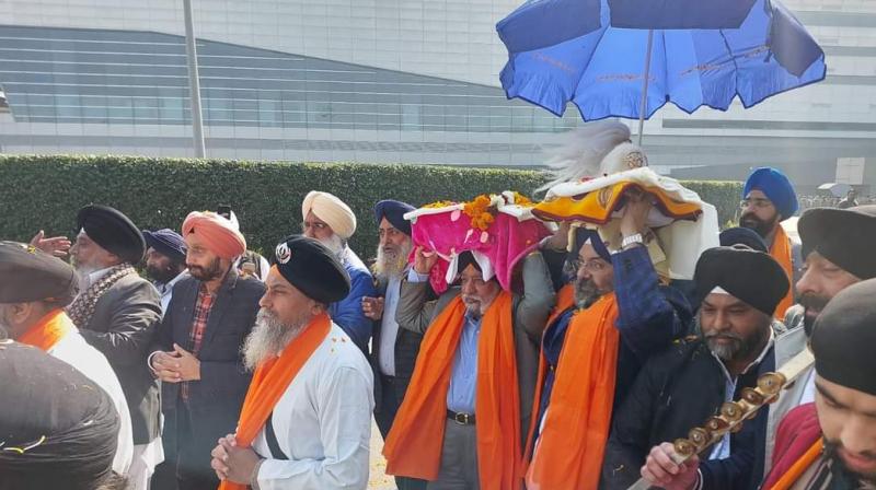 2 holy saroops of Sri Guru Granth Sahib arrived in Delhi from Afghanistan
