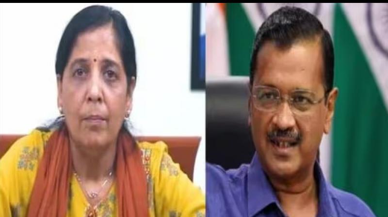 kejriwal and wife