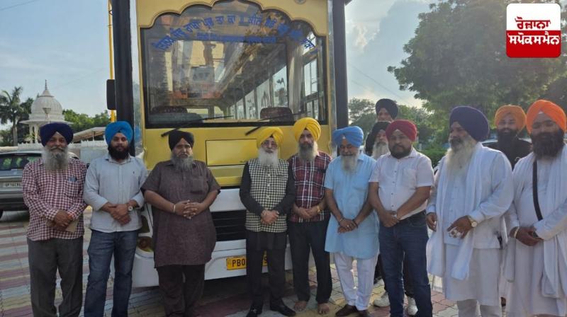 Palki bus sent from Delhi for Shaheedi Jagrati Yatra starting from Takht Sri Patna Sahib