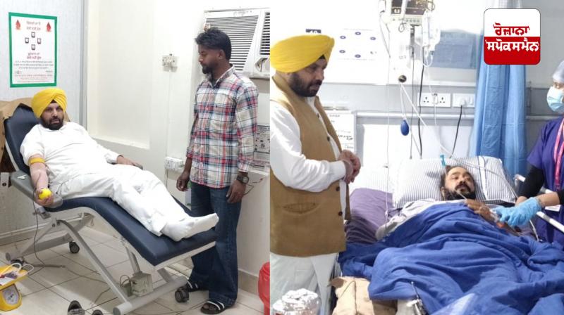 Punjab News: Minister Harbhajan ETO donates blood for the injured in Poonch attack